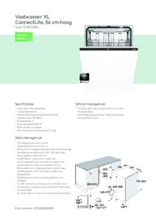 Product informatie PELGRIM vaatwasser inbouw GVWC320XL