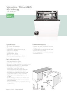 Product informatie PELGRIM vaatwasser inbouw GVWC331L