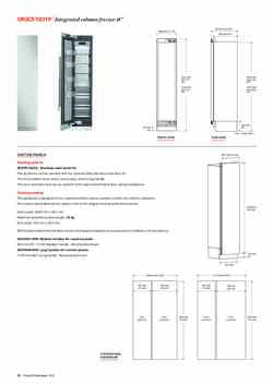 Product informatie SKS vrieskast inbouw SKSCF1831P