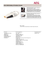 Product informatie AEG kruimeldief HX6/10SW