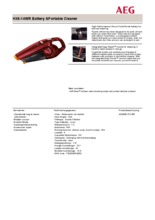 Product informatie AEG kruimeldief rood HX6/14WR
