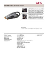 Product informatie AEG kruimeldief rvs/look HX6/35TM