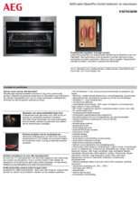Product informatie AEG oven inbouw rvs KSE792280M