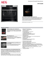 Product informatie AEG oven rvs inbouw BPE742220M