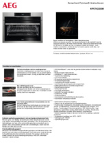 Product informatie AEG oven rvs inbouw KPE742220M