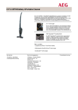 Product informatie AEG stofzuiger CX7/2/35TM