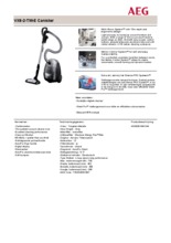 Product informatie AEG stofzuiger rvs-look VX8-2-TM-E