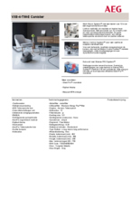 Product informatie AEG stofzuiger zilver VX8/4/TM/E