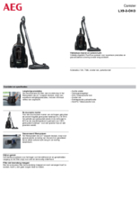 Product informatie AEG stofzuiger zwart LX9-3-ÖKO