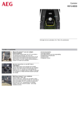 Product informatie AEG stofzuiger zwart VX7-2-ECO