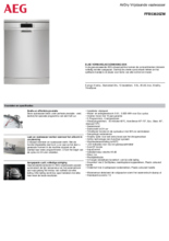 Product informatie AEG vaatwasser rvs FFB53620ZM