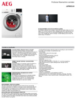 Product informatie AEG wasmachine L6FBKOLN