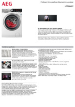 Product informatie AEG wasmachine L7FEN94CV