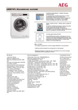 Product informatie AEG wasmachine L89697NFL