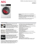 Product informatie AEG wasmachine L8FEN96CV