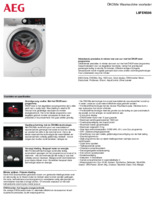 Product informatie AEG wasmachine L8FENS96