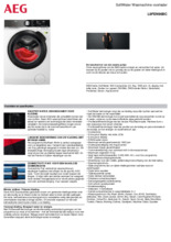 Product informatie AEG wasmachine L9FEN96BC