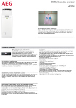 Product informatie AEG wasmachine bovenlader L8TE73C