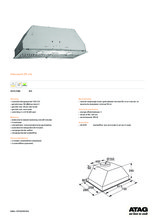 Product informatie ATAG afzuigkap inbouw WU70211BM