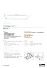 Product informatie ATAG afzuigkap inbouw WU90254TMM