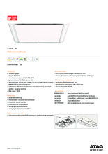 Product informatie ATAG afzuigkap plafond CU90554TMM