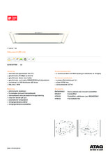 Product informatie ATAG afzuigkap plafond WU9054TMM