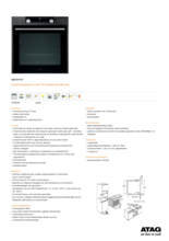 Product informatie ATAG combi/stoomoven grafiet inbouw CS6692D