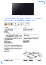 Product informatie ATAG kookplaat inductie HI9272SVI
