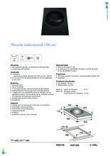 Product informatie ATAG kookplaat inductie domino HI3271W