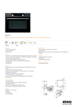 Product informatie ATAG oven grafiet inbouw ZX4692D