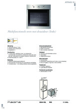 Product informatie ATAG oven inbouw OX6411EL