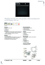 Product informatie ATAG oven inbouw grafiet ZX6592C