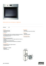 Product informatie ATAG oven inbouw rvs OX6411ELN