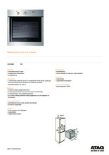 Product informatie ATAG oven inbouw rvs OX6411ERN