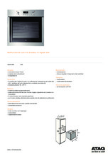 Product informatie ATAG oven inbouw rvs OX6411LLN
