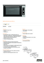 Product informatie ATAG oven inbouw rvs OX9511HN