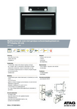Product informatie ATAG oven inbouw rvs ZX4511D