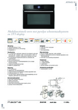 Product informatie ATAG oven inbouw zwart ZX4574M