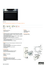 Product informatie ATAG oven met magnetron inbouw CX4611C