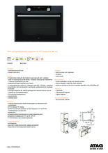 Product informatie ATAG oven met magnetron inbouw CX4612D