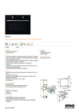 Product informatie ATAG oven met magnetron inbouw CX4692C