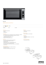 Product informatie ATAG oven rvs inbouw OX9511H