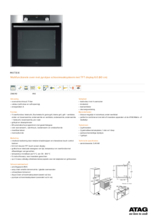 Product informatie ATAG oven rvs inbouw ZX6611D