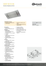 Product informatie BAUKNECHT afzuigkap plafondunit DDR5010IN