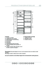 Product informatie BAUKNECHT koelkast inbouw KRIE2183A++