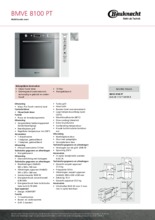 Product informatie BAUKNECHT oven inbouw BMVE8100PT