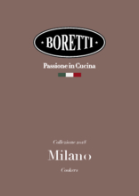 Product informatie BORETTI fornuis inductie antraciet Milano MFBI901AN