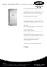 Product informatie BORETTI koelkast Abbinato VK