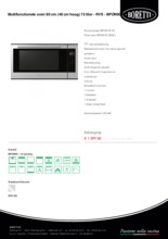 Product informatie BORETTI oven inbouw BPON90IX