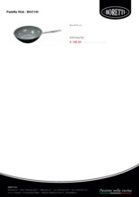 Product informatie BORETTI wok pan Padellone 32C BAC144